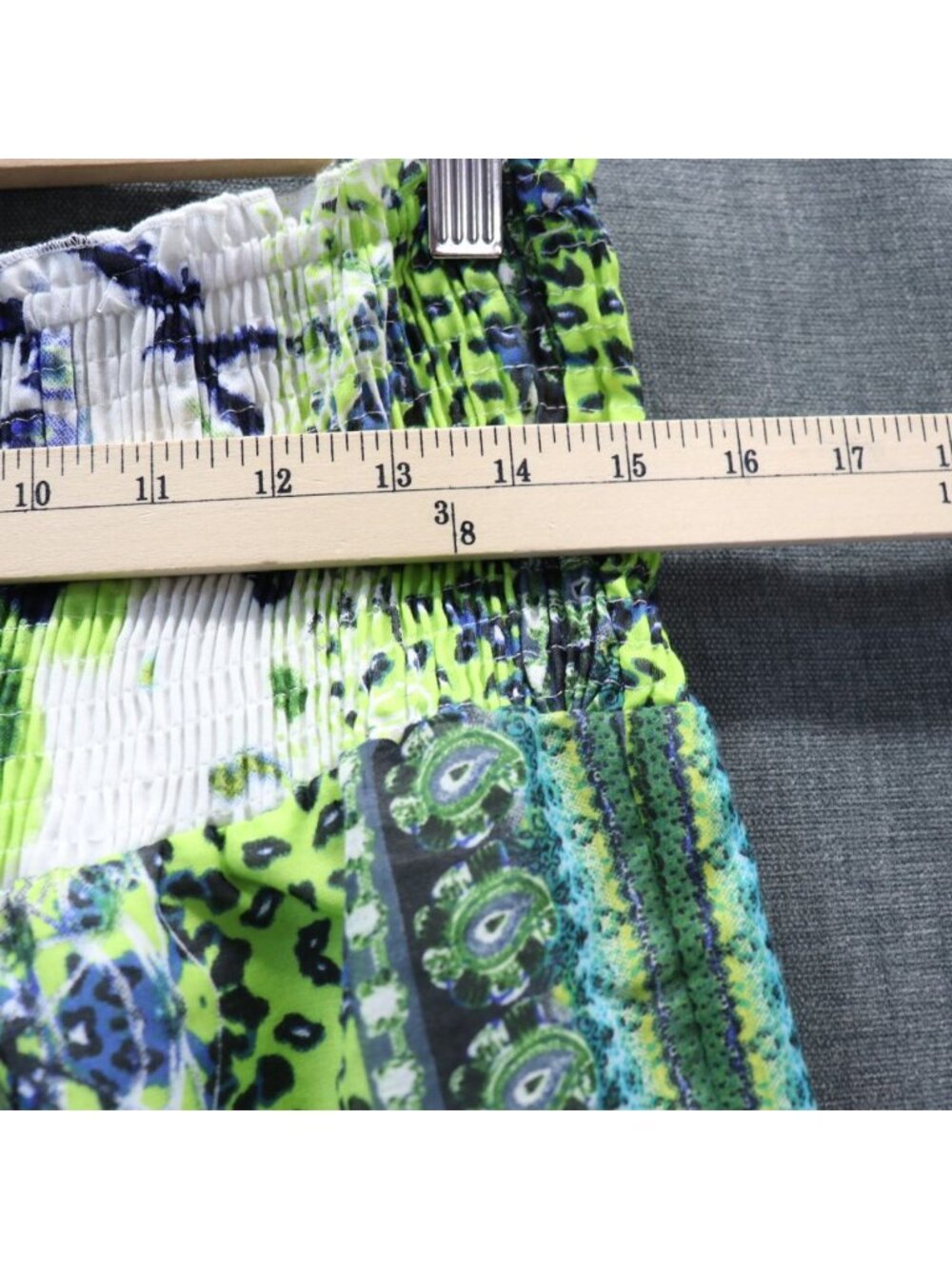 Ash & Sara Boho Print Wide Leg Palazzo Pants XL Flowy Festival Pull On NWT - Picture 14 of 14